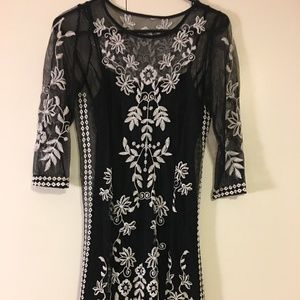 H&M Embroidered dress